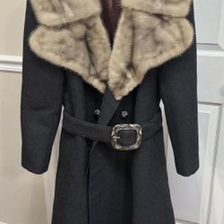 Vintage Woman French Coat Fits M Made In The USA just $50