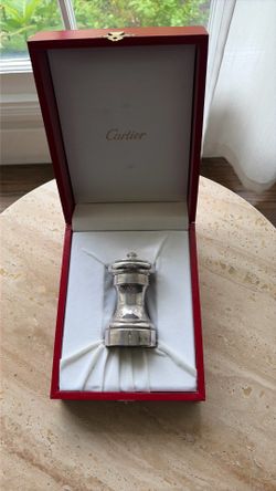 Cartier vintage sterling silver pepper mill