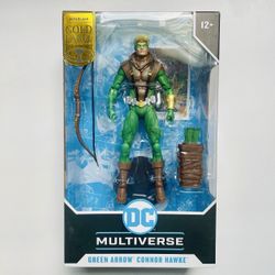 Mcfarlane DC Multiverse  Green Arrow (Connor Hawke) Gold Label  7" Action Figure