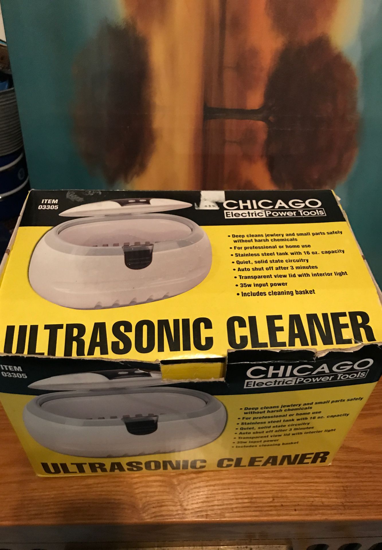 Chicago electric ultrasonic cleaner