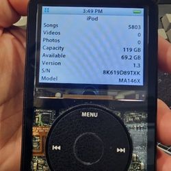 Ipod Gen 5 Modded, Micro Sd Mod, Battery Mod, Bluetooth And USB C Charging