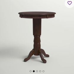 Solid Oak Pub Table & Chairs *Read*