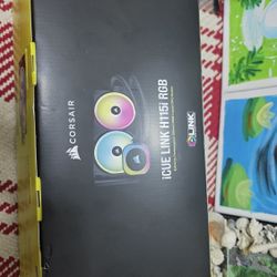 New CORSAIR ICUE LINK H115I RGB Liquid CPU Cooler - QX140 RGB Fans - 280mm Radiator