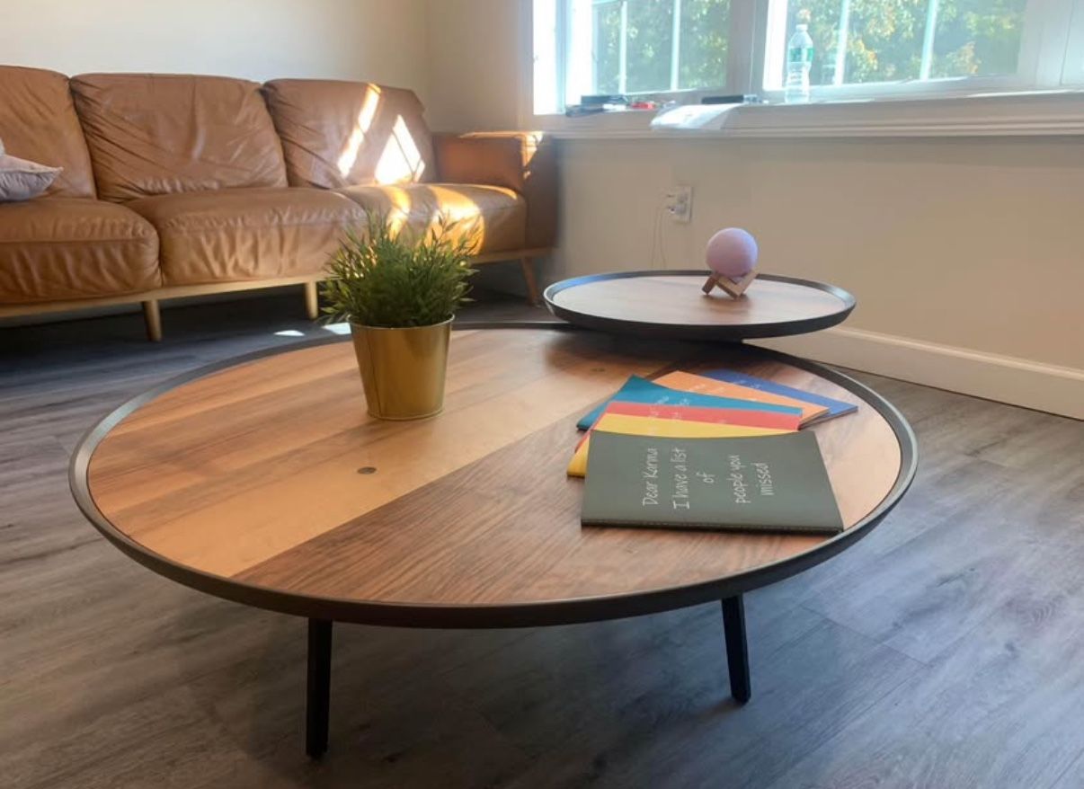 Modern Real Wood Coffee Table