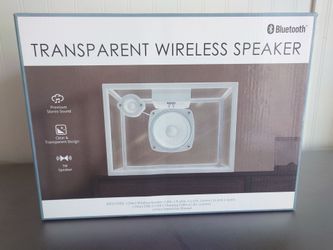 TRANSPARENT BLUETOOTH SPEAKER