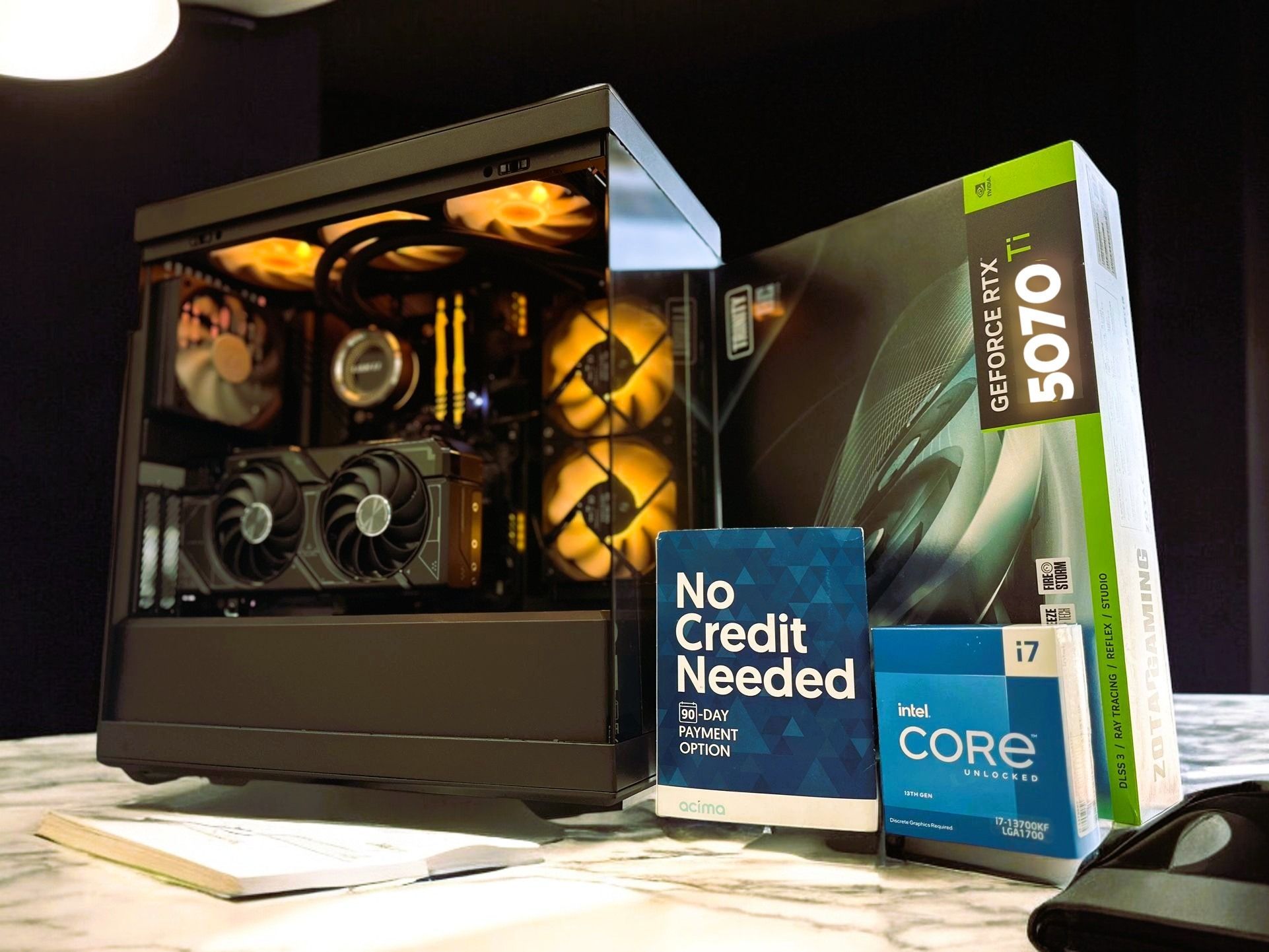 π¦ FOX 59 π¦ 1 YEAR WARRANTY | HIGH END PC π¦ FOX GAMING | PROFESSIONAL PC | INTEL CORE ULTRA 7-256K| NVIDIA RTX 5070Ti | 32 GB DDR5 RAM |2 TB SSD.