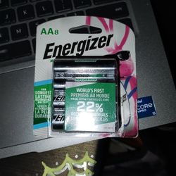 Rechargable AA Batteries x8