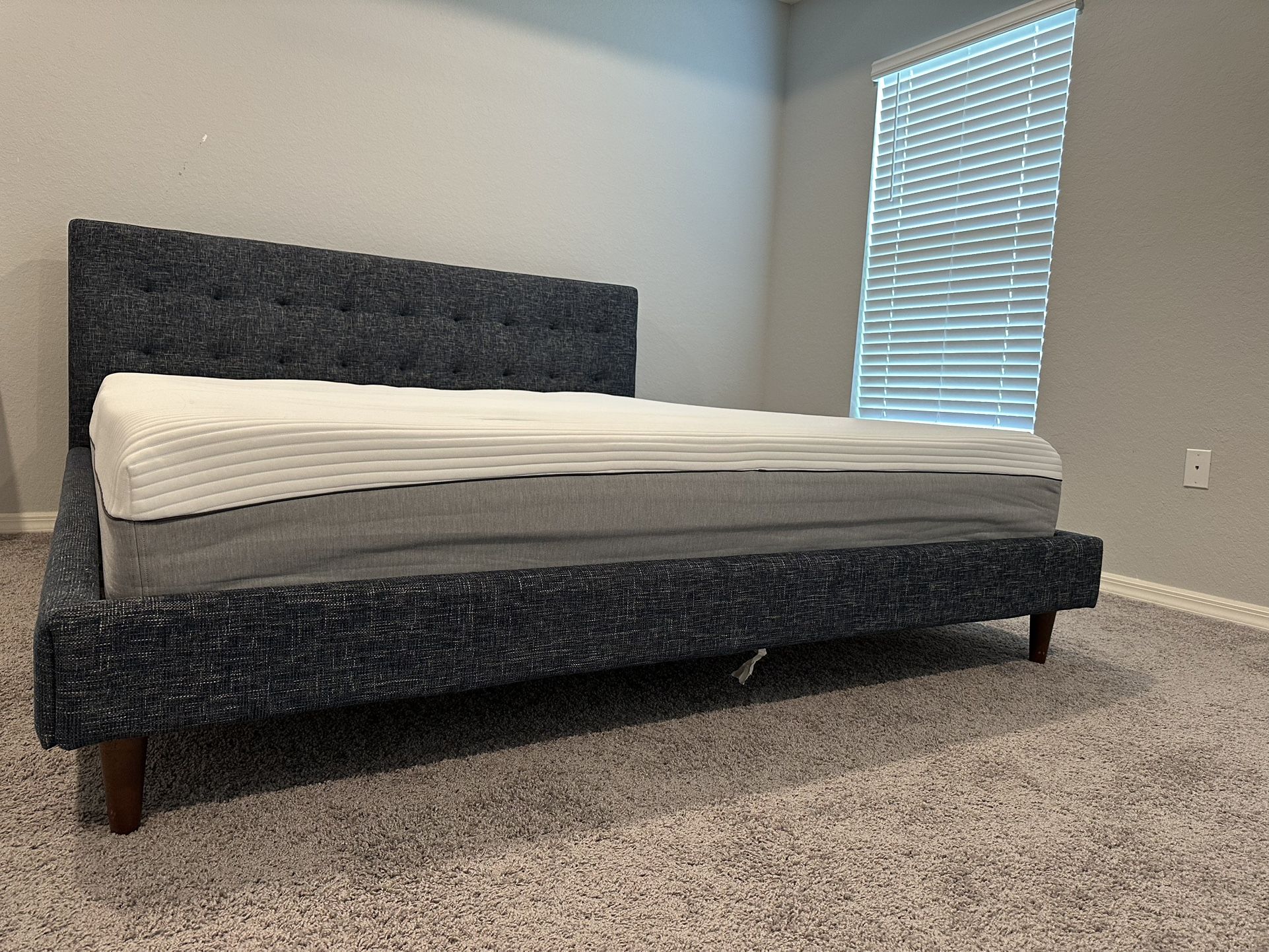 Purple Bed And Article Bed.