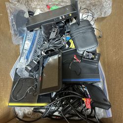 Security System Whole Set Up:  Touchscreen Controller, Netgear Routers, Cameras And Etc , 