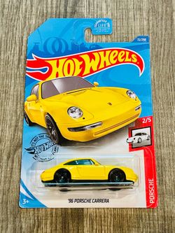 Hot Wheels “Porsche” Series ‘96 Porsche Carrera (Yellow)