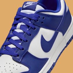 Nike Dunk Low Retro Shoes White Concord University Red