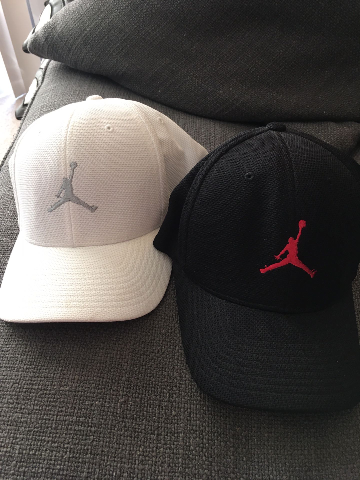 NEW Michael Jordan Hats baseball caps . Price is for both. Size S/M Adult