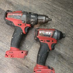 MILWAUKEE M18 HAMMER DRILL & IMPACT DRILL 