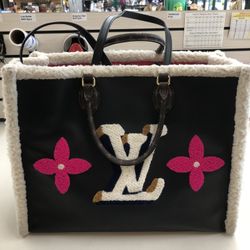 Louis Vuitton Shearling Tote Bag
