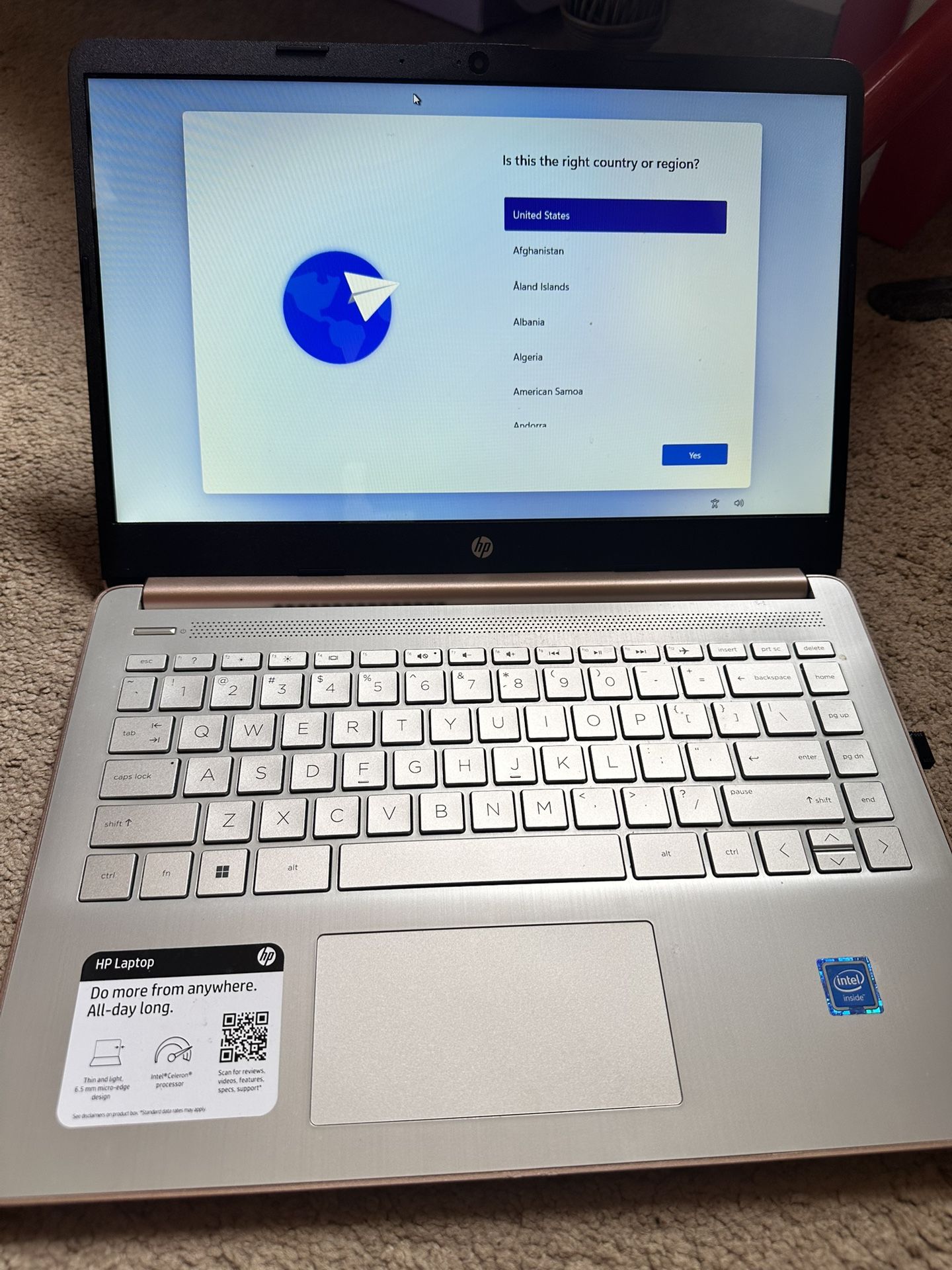 14 In HP Laptop