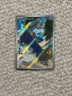 READ DESCRIPTION FIRST Pokemon Card TCG Scarlet Violet White Flare Oshawott IR Illustration Rare NM Near Mint