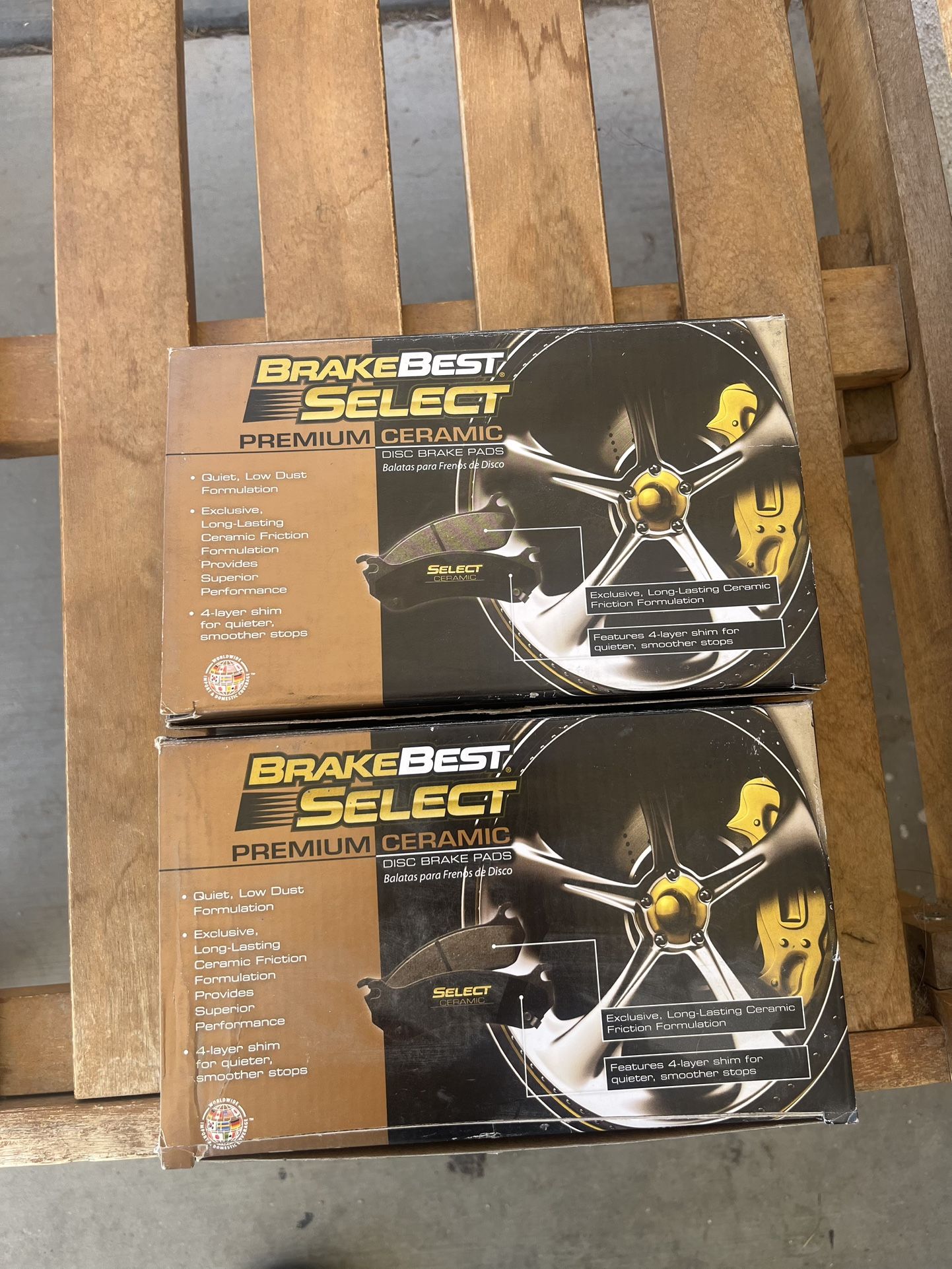 BrakeBest Select Premium Ceramic Disc Brake Pads.