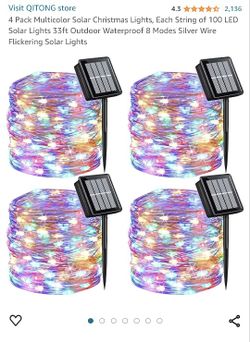 solar Led Fairy String Lights