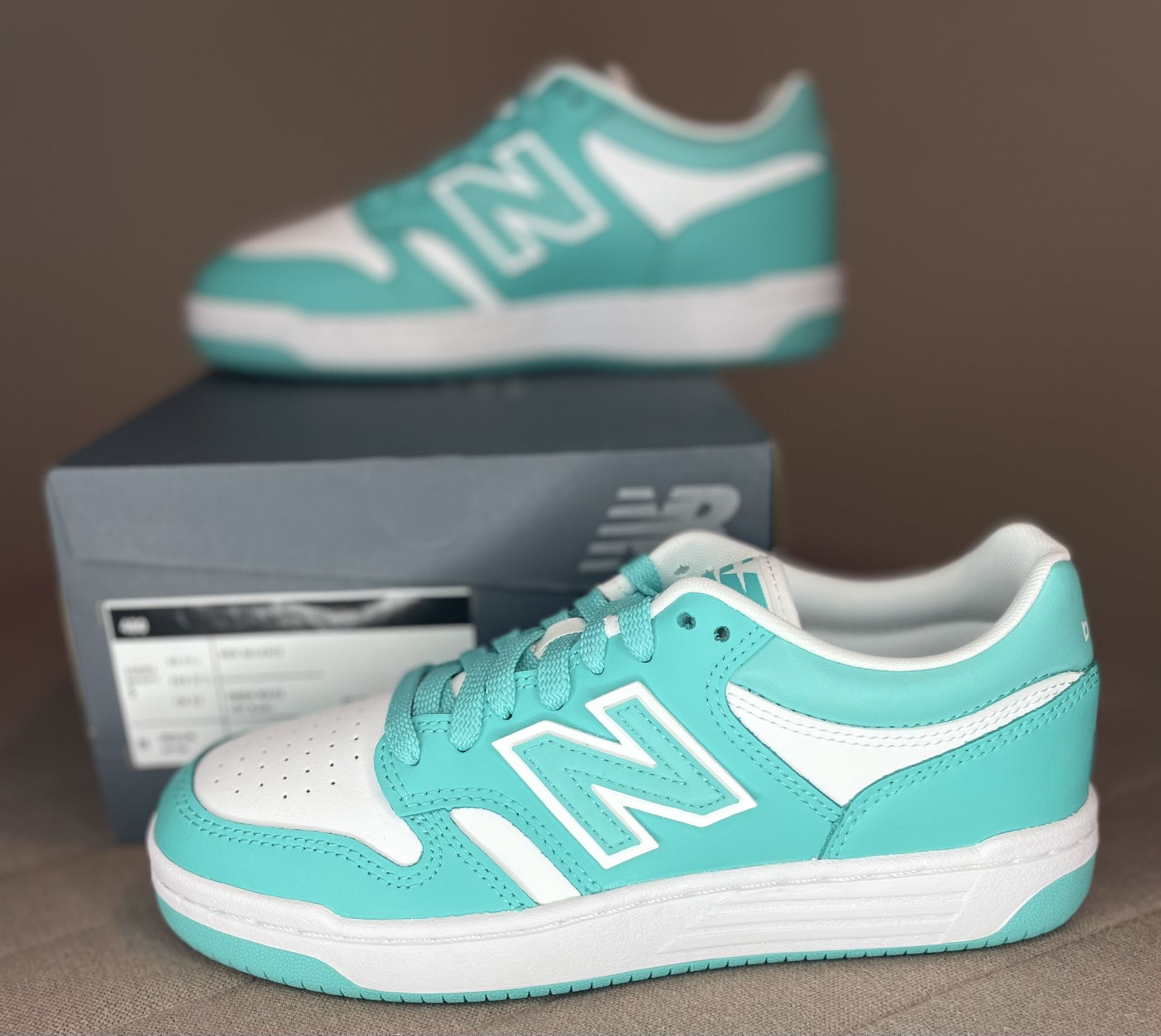 New Balance 480 Teal Size 5Y/6.5W