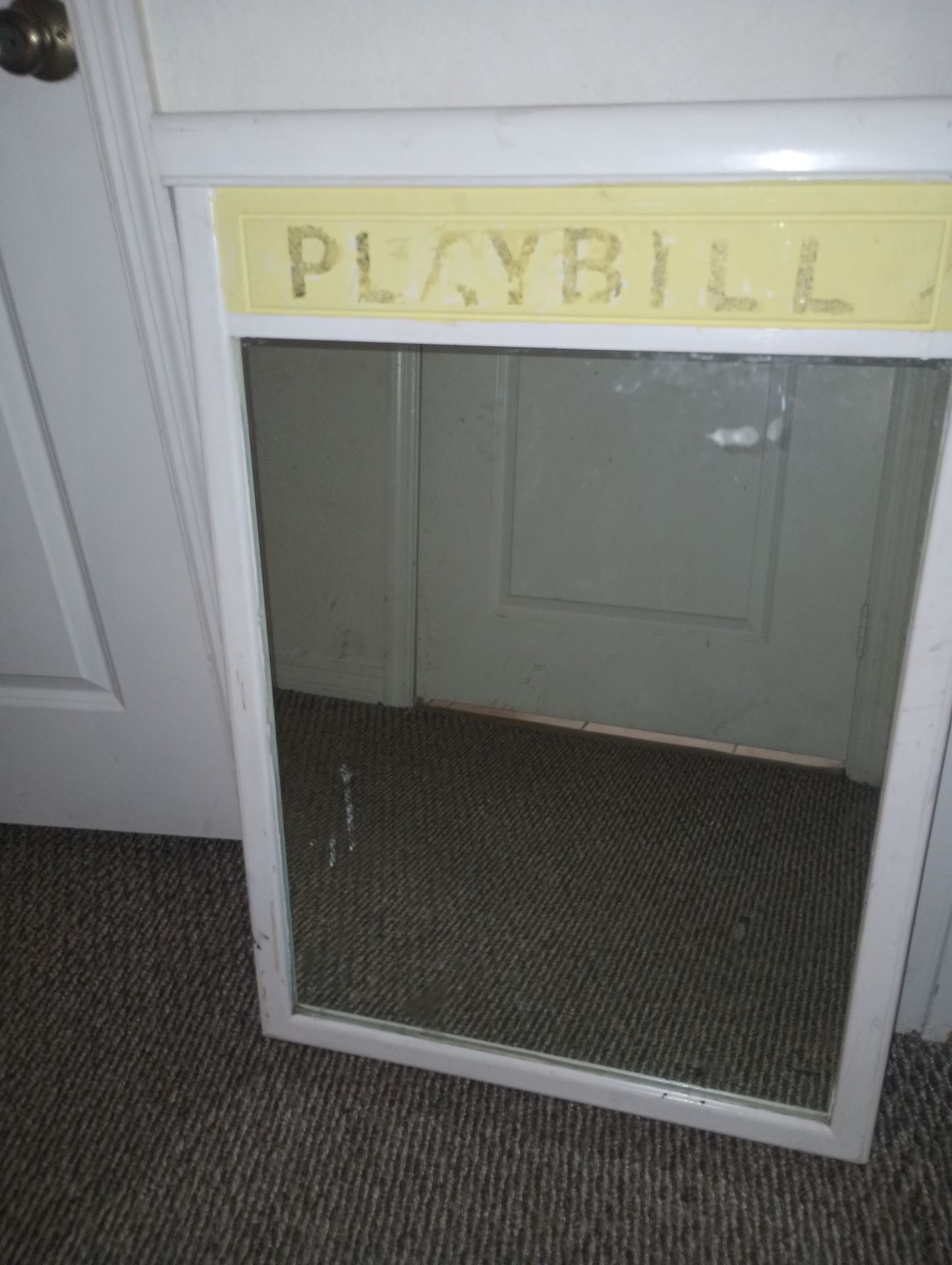 Play bill mirror
