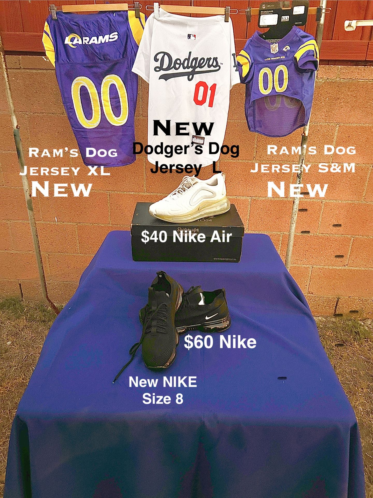 Dog Ram & Dodger Jersey’s