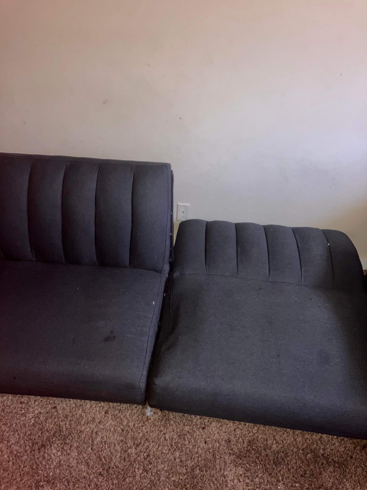 Dark Blue Futon