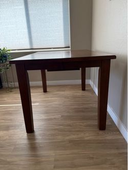 Counter Height Wood Dining Table