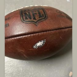 Philadelphia Eagles Game Used Football 