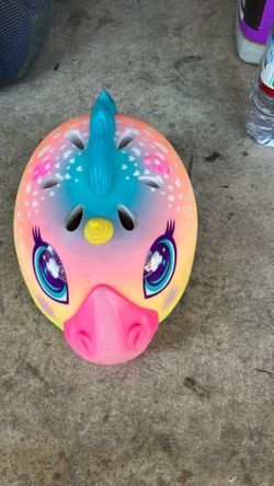 FREE little bicycle helmet unicorn size small