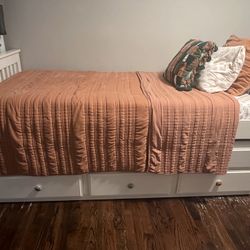 NFM Wooden Daybeds (twin size) With Storage And Trundle And Memory Foam Mattresses ($300 Each)