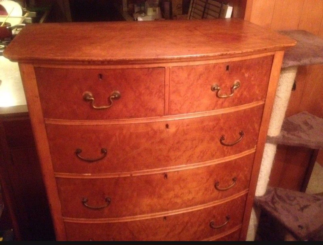 Antique Birdseye Maple Dresser