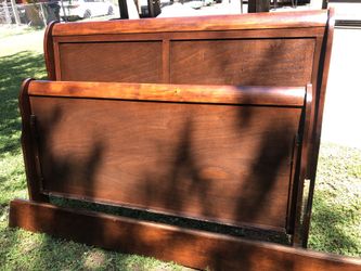 Queen headboard and footboard