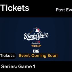 COSM WORLD SERIES GAME 1 DOME SEATS (2 Tickets)