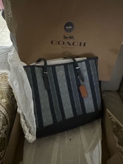 Coach denim edition tote GORGEOUS NEW IN BOX