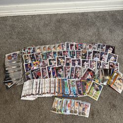 Large Lot of Shiny & Holo Baseball Cards 