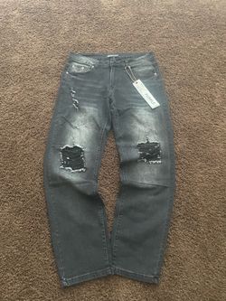 Purple jeans