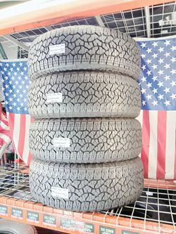 ✅ 4 USED TIRES 275/60R20 GOODYEAR WRANGLER TRAILRUNNER AT HIGH-TERRAIN TRUCK JEEPS 2756020