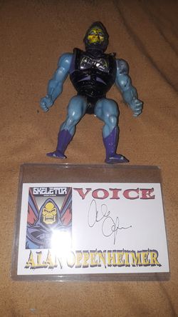 Skeletor MOTU (He-Man) toy collectibles Autograph
