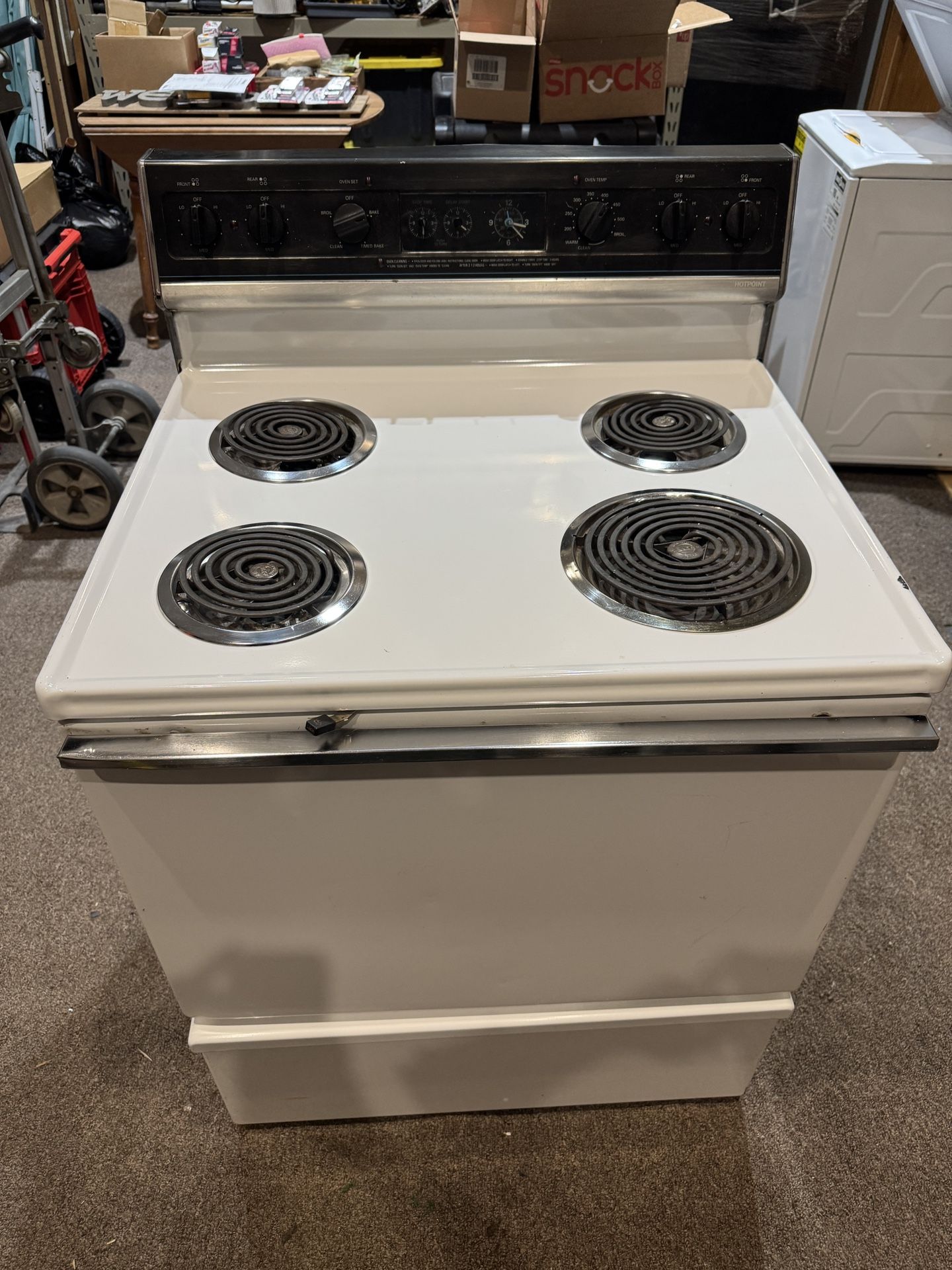 Hotpoint Electric 4 Burner Stove
