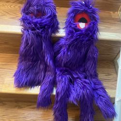 Puppets With Extra Shag Fabric 