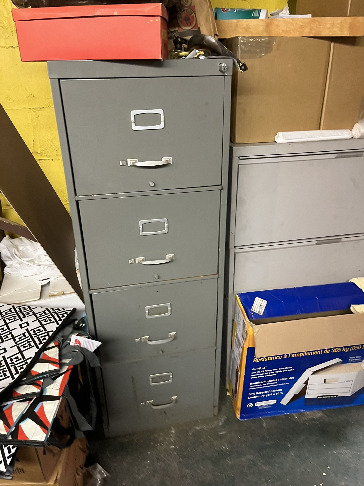 Four Drawer, Steel Filing Cabinet
