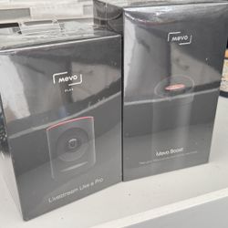 Brand New Sealed Mevo Plus 4K Livestream Camera Bundle w/ Boost, Case & Stand