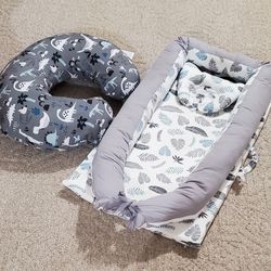 Feeding Pillow And Baby Mattress 