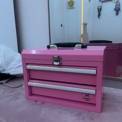 Pink tool box