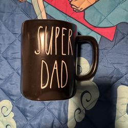 Rae Dunn SUPER DAD mug