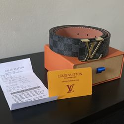 Louis vuitton Monogram Black belt 