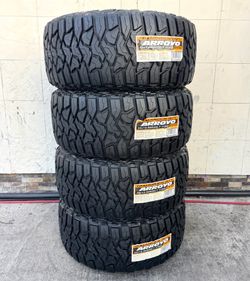 4 NEW ARROYO LT 33/1250/20 RUGGED TERRAIN TIRES 10 PLY $795 CASH TOTAL‼️ FREE INSTALLATION‼️
