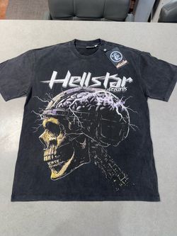 Hellstar Records Skull Graphic T-Shirt size XL