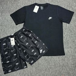 BLACK NIKE SHORT SETS. $55