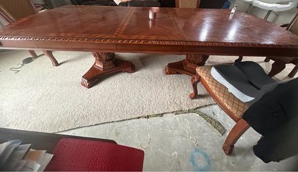 Wood dining set